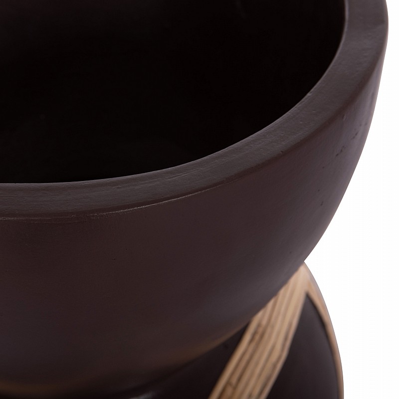 ΔΙΑΚΟΣΜΗΤΙΚΟ ΒΑΖΟ ΔΑΠΕΔΟΥ MAYNARD HM4672.07L TERRACOTTA ΣΟΚΟΛΑΤΙ-RATTAN Φ32x62.5Υεκ ΔΙΑΚΟΣΜΗΤΙΚΟ ΒΑΖΟ ΔΑΠΕΔΟΥ MAYNARD HM4672.07L TERRACOTTA ΣΟΚΟΛΑΤΙ-RATTAN Φ32x62.5Υεκ