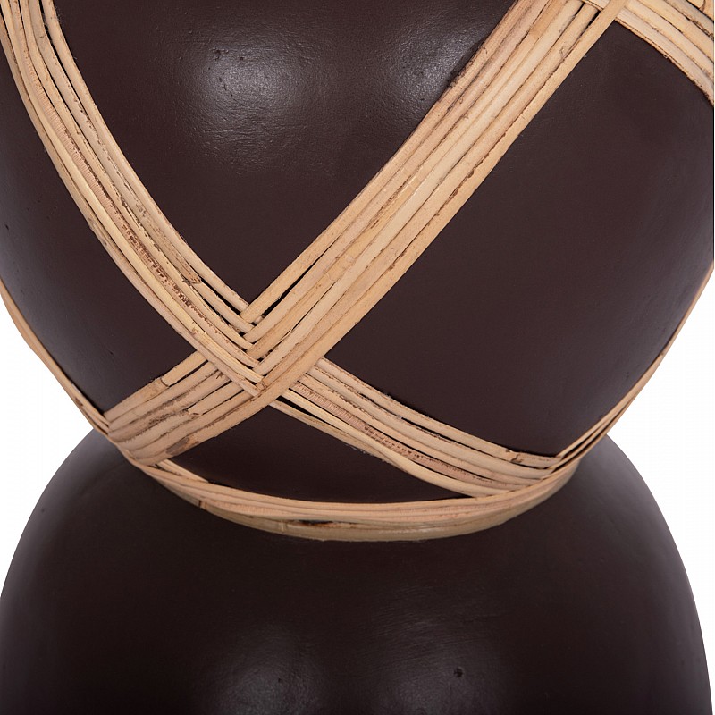 ΔΙΑΚΟΣΜΗΤΙΚΟ ΒΑΖΟ ΔΑΠΕΔΟΥ MAYNARD HM4672.07L TERRACOTTA ΣΟΚΟΛΑΤΙ-RATTAN Φ32x62.5Υεκ ΔΙΑΚΟΣΜΗΤΙΚΟ ΒΑΖΟ ΔΑΠΕΔΟΥ MAYNARD HM4672.07L TERRACOTTA ΣΟΚΟΛΑΤΙ-RATTAN Φ32x62.5Υεκ