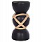 ΔΙΑΚΟΣΜΗΤΙΚΟ ΒΑΖΟ ΔΑΠΕΔΟΥ MAYNARD HM4672.01L TERRACOTTA ΜΑΥΡΟ-RATTAN Φ32x62.5Υεκ
