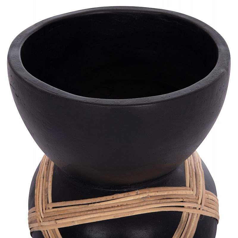 ΔΙΑΚΟΣΜΗΤΙΚΟ ΒΑΖΟ ΔΑΠΕΔΟΥ MAYNARD HM4672.01L TERRACOTTA ΜΑΥΡΟ-RATTAN Φ32x62.5Υεκ ΔΙΑΚΟΣΜΗΤΙΚΟ ΒΑΖΟ ΔΑΠΕΔΟΥ MAYNARD HM4672.01L TERRACOTTA ΜΑΥΡΟ-RATTAN Φ32x62.5Υεκ