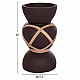 ΔΙΑΚΟΣΜΗΤΙΚΟ ΒΑΖΟ ΔΑΠΕΔΟΥ MAYNARD HM4672.07S TERRACOTTA ΣΟΚΟΛΑΤΙ-RATTAN Φ27.5x50Υεκ ΔΙΑΚΟΣΜΗΤΙΚΟ ΒΑΖΟ ΔΑΠΕΔΟΥ MAYNARD HM4672.07S TERRACOTTA ΣΟΚΟΛΑΤΙ-RATTAN Φ27.5x50Υεκ