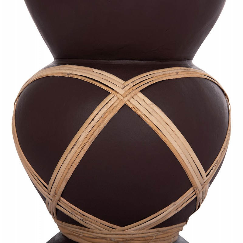 ΔΙΑΚΟΣΜΗΤΙΚΟ ΒΑΖΟ ΔΑΠΕΔΟΥ MAYNARD HM4672.07S TERRACOTTA ΣΟΚΟΛΑΤΙ-RATTAN Φ27.5x50Υεκ ΔΙΑΚΟΣΜΗΤΙΚΟ ΒΑΖΟ ΔΑΠΕΔΟΥ MAYNARD HM4672.07S TERRACOTTA ΣΟΚΟΛΑΤΙ-RATTAN Φ27.5x50Υεκ