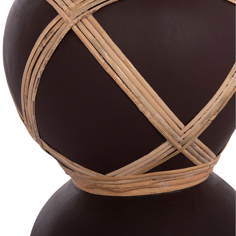 ΔΙΑΚΟΣΜΗΤΙΚΟ ΒΑΖΟ ΔΑΠΕΔΟΥ MAYNARD HM4672.07S TERRACOTTA ΣΟΚΟΛΑΤΙ-RATTAN Φ27.5x50Υεκ ΔΙΑΚΟΣΜΗΤΙΚΟ ΒΑΖΟ ΔΑΠΕΔΟΥ MAYNARD HM4672.07S TERRACOTTA ΣΟΚΟΛΑΤΙ-RATTAN Φ27.5x50Υεκ