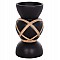 ΔΙΑΚΟΣΜΗΤΙΚΟ ΒΑΖΟ ΔΑΠΕΔΟΥ MAYNARD HM4672.01S TERRACOTTA ΜΑΥΡΟ-RATTAN Φ27.5x50Υ