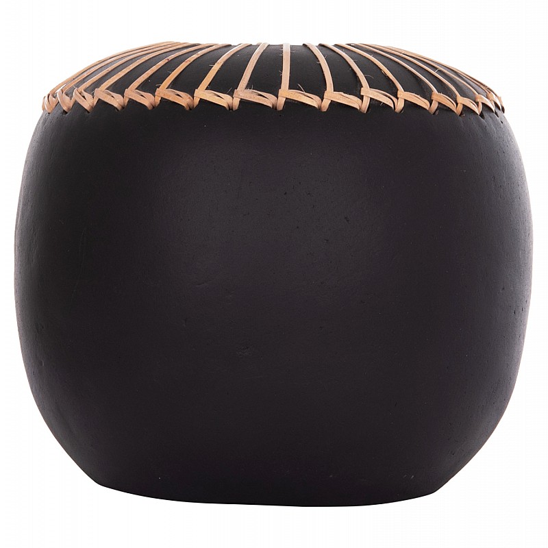 ΕΠΙΤΡΑΠΕΖΙΟ ΔΙΑΚΟΣΜΗΤΙΚΟ ΒΑΖΟ LENNOX HM4675.01L TΕΡΑΚΟΤΑ ΣΕ ΜΑΥΡΟ--Φ22x20Υεκ.