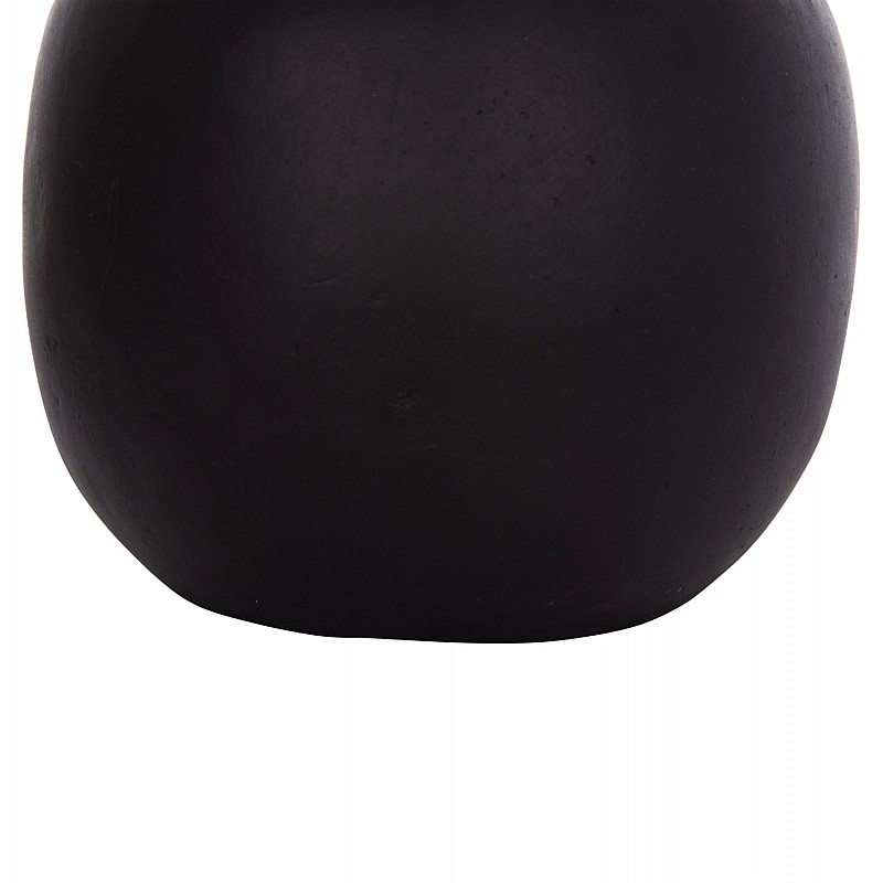 ΕΠΙΤΡΑΠΕΖΙΟ ΔΙΑΚΟΣΜΗΤΙΚΟ ΒΑΖΟ LENNOX HM4675.01L TΕΡΑΚΟΤΑ ΣΕ ΜΑΥΡΟ--Φ22x20Υεκ.