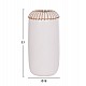 ΕΠΙΤΡΑΠΕΖΙΟ ΔΙΑΚΟΣΜΗΤΙΚΟ ΒΑΖΟ LENNOX HM4675.02S TΕΡΑΚΟΤΑ ΣΕ ΛΕΥΚΟ--Φ18x33Υεκ.
