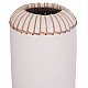 ΕΠΙΤΡΑΠΕΖΙΟ ΔΙΑΚΟΣΜΗΤΙΚΟ ΒΑΖΟ LENNOX HM4675.02S TΕΡΑΚΟΤΑ ΣΕ ΛΕΥΚΟ--Φ18x33Υεκ.
