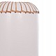 ΕΠΙΤΡΑΠΕΖΙΟ ΔΙΑΚΟΣΜΗΤΙΚΟ ΒΑΖΟ LENNOX HM4675.02S TΕΡΑΚΟΤΑ ΣΕ ΛΕΥΚΟ--Φ18x33Υεκ.
