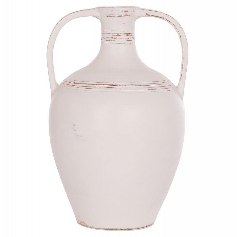 ΔΙΑΚΟΣΜΗΤΙΚΟΣ ΑΜΦΟΡΕΑΣ FEAX HM4676.02L ΛΕΥΚΗ ΤΕΡΑΚΟΤΑ--35x35x58Υεκ.