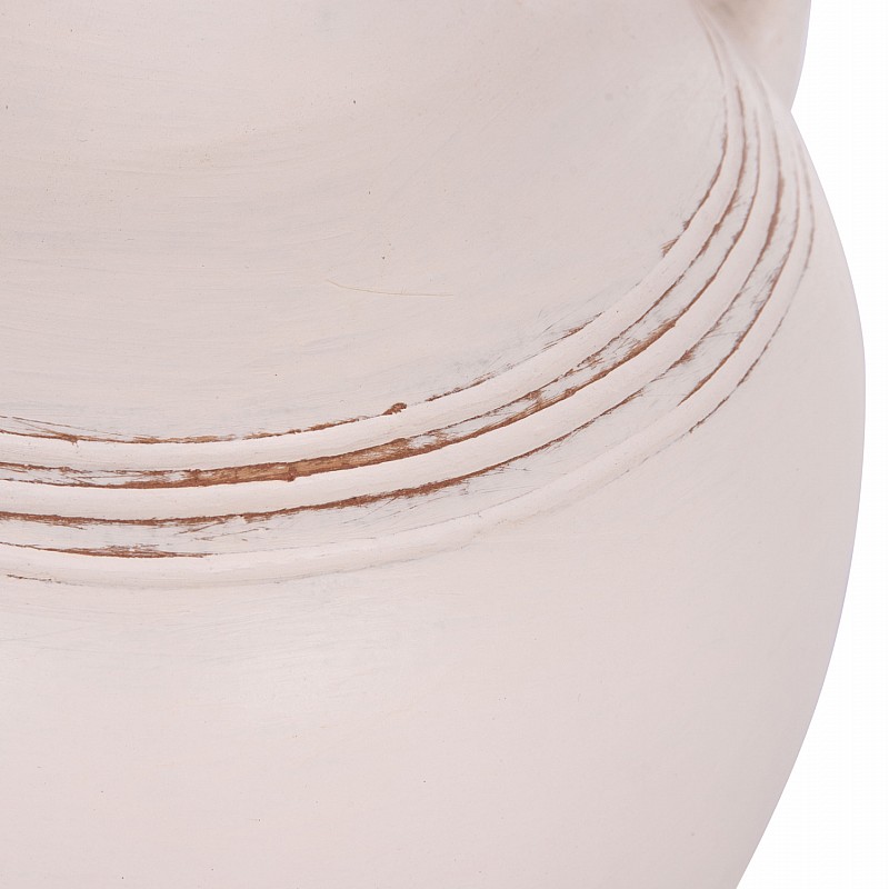 ΔΙΑΚΟΣΜΗΤΙΚΟΣ ΑΜΦΟΡΕΑΣ FEAX HM4676.02L ΛΕΥΚΗ ΤΕΡΑΚΟΤΑ--35x35x58Υεκ.