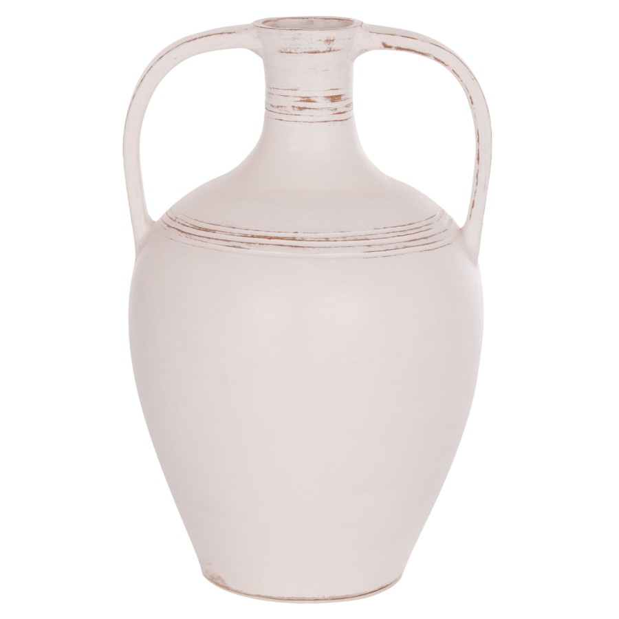 ΔΙΑΚΟΣΜΗΤΙΚΟΣ ΑΜΦΟΡΕΑΣ FEAX HM4676.02L ΛΕΥΚΗ ΤΕΡΑΚΟΤΑ--35x35x58Υεκ.