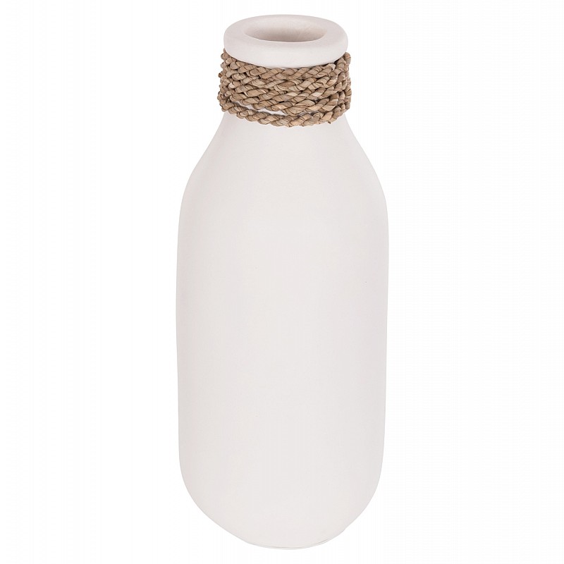 ΕΠΙΤΡΑΠΕΖΙΟ ΔΙΑΚΟΣΜΗΤΙΚΟ ΒΑΖΟ CAMMER HM4687.02M ΤΕΡΑΚΟΤΑ ΣΕ ΛΕΥΚΟ--Φ13x34Υεκ.