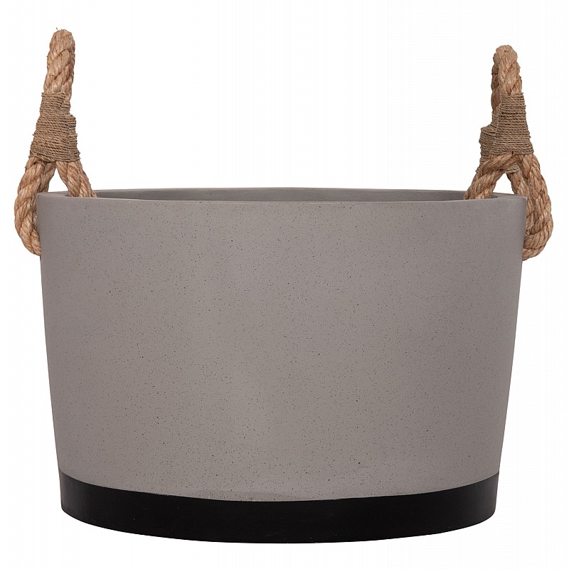 ΓΛΑΣΤΡΑ ΕΣ. ΧΩΡΟΥ ΣΕΙΡΑ TRYLL HM4690L FIBER CEMENT ΓΚΡΙ & ΣΧΟΙΝΙ Φ40x25,5Υεκ.