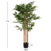 ΔΙΑΚΟΣΜΗΤΙΚΟ ΣΥΝΘΕΤΙΚΟ ΦΥΤΟ HM4003 BAMBOO ΣΕ ΓΛΑΣΤΡΑ 155Υεκ.