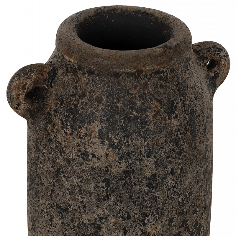 ΔΙΑΚΟΣΜΗΤΙΚA ΒΑΖA ΑΠΟ TERRACOTTA ΓΚΡΙ HM7710 ΔΙΑΚΟΣΜΗΤΙΚA ΒΑΖA ΑΠΟ TERRACOTTA ΓΚΡΙ HM7710