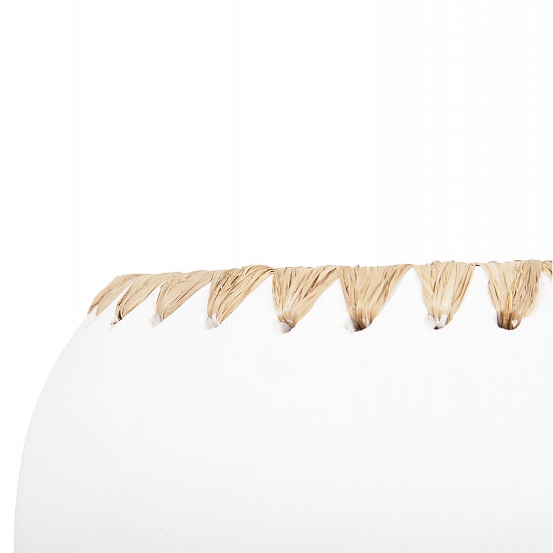 ΔΙΑΚΟΣΜΗΤΙΚΟ ΒΑΖΟ HM4375 ΤΕΡΑΚΟΤΑ ΣΕ ΛΕΥΚΟ ΜΕ ΠΛΕΞΗ ΨΑΘΑΣ ΣΤΟ ΣΤΟΜΙΟ Φ29x23Υεκ.