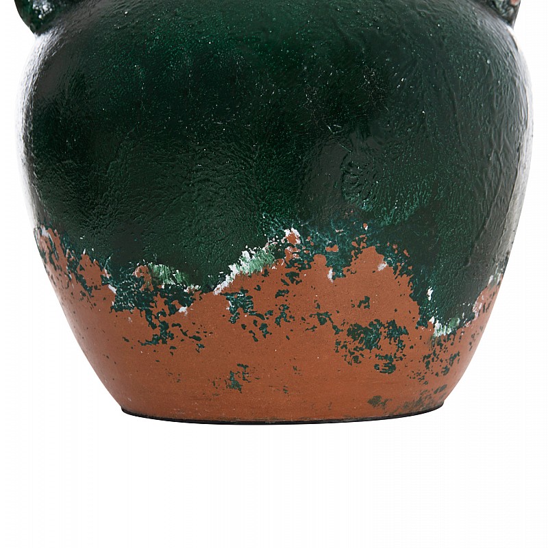 ΔΙΑΚΟΣΜΗΤΙΚΟ ΒΑΖΟ HM4380 ΤΕΡΑΚΟΤΑ ΣΕ ANTIQUE ΠΡΑΣΙΝΗ ΑΠΟΧΡΩΣΗ Φ26Χ26Yεκ.