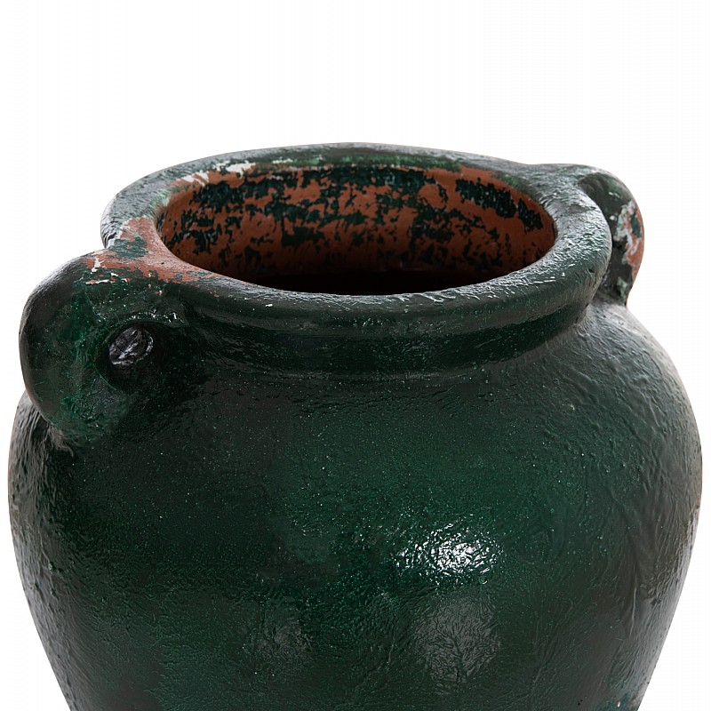 ΔΙΑΚΟΣΜΗΤΙΚΟ ΒΑΖΟ HM4380 ΤΕΡΑΚΟΤΑ ΣΕ ANTIQUE ΠΡΑΣΙΝΗ ΑΠΟΧΡΩΣΗ Φ26Χ26Yεκ.