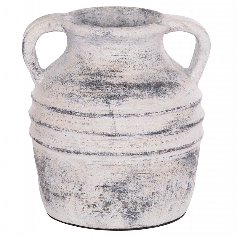 ΔΙΑΚΟΣΜΗΤΙΚΟ ΕΠΙΤΡΑΠΕΖΙΟ ΒΑΖΟ VERMO HM4398 ΤΕΡΑΚΟΤΑ ΣΕ ΑΝΟΙΧΤΟ ΓΚΡΙ Φ21x22Υεκ.