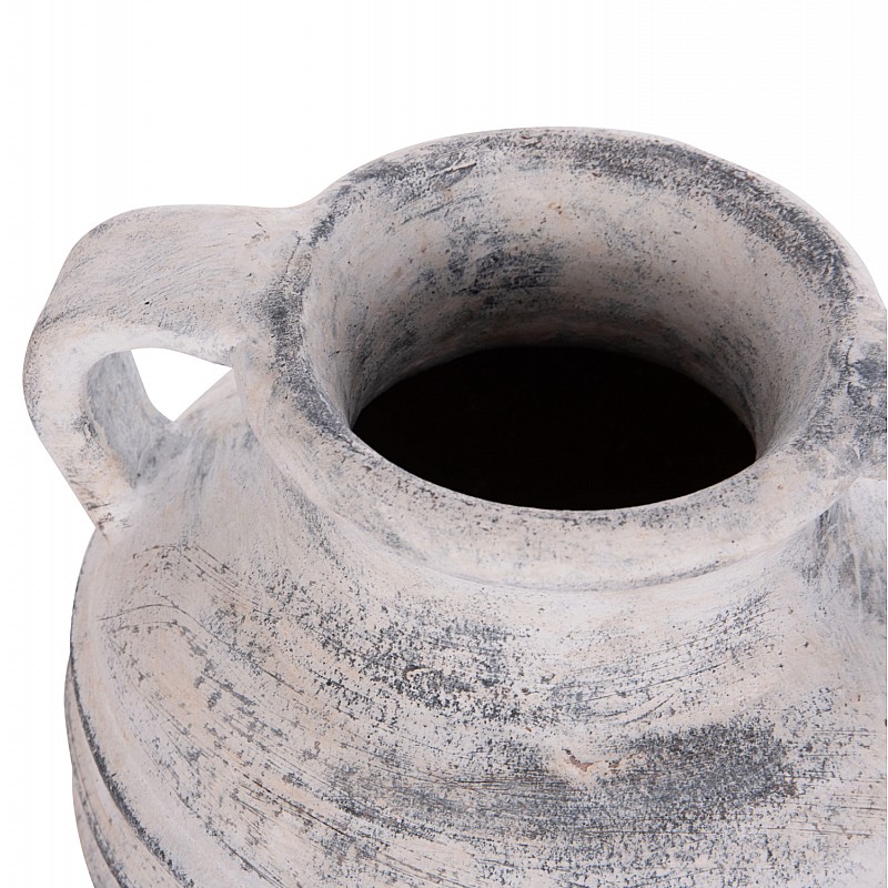 ΔΙΑΚΟΣΜΗΤΙΚΟ ΕΠΙΤΡΑΠΕΖΙΟ ΒΑΖΟ VERMO HM4398 ΤΕΡΑΚΟΤΑ ΣΕ ΑΝΟΙΧΤΟ ΓΚΡΙ Φ21x22Υεκ.