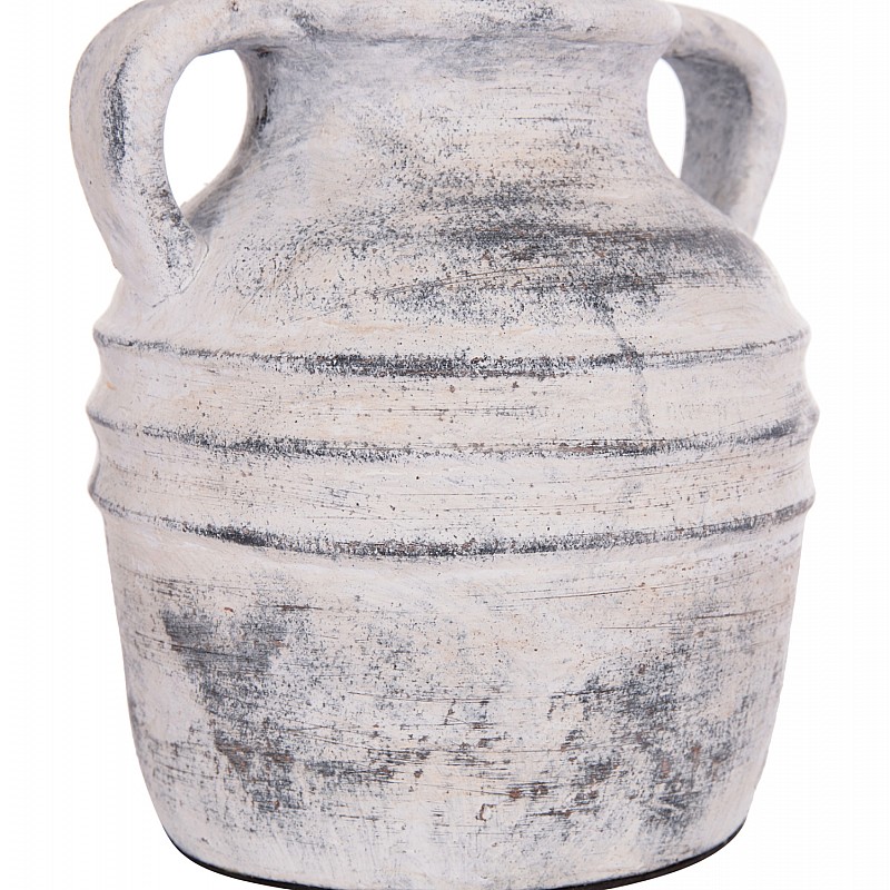 ΔΙΑΚΟΣΜΗΤΙΚΟ ΕΠΙΤΡΑΠΕΖΙΟ ΒΑΖΟ VERMO HM4398 ΤΕΡΑΚΟΤΑ ΣΕ ΑΝΟΙΧΤΟ ΓΚΡΙ Φ21x22Υεκ.