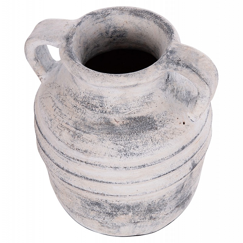 ΔΙΑΚΟΣΜΗΤΙΚΟ ΕΠΙΤΡΑΠΕΖΙΟ ΒΑΖΟ VERMO HM4398 ΤΕΡΑΚΟΤΑ ΣΕ ΑΝΟΙΧΤΟ ΓΚΡΙ Φ21x22Υεκ.