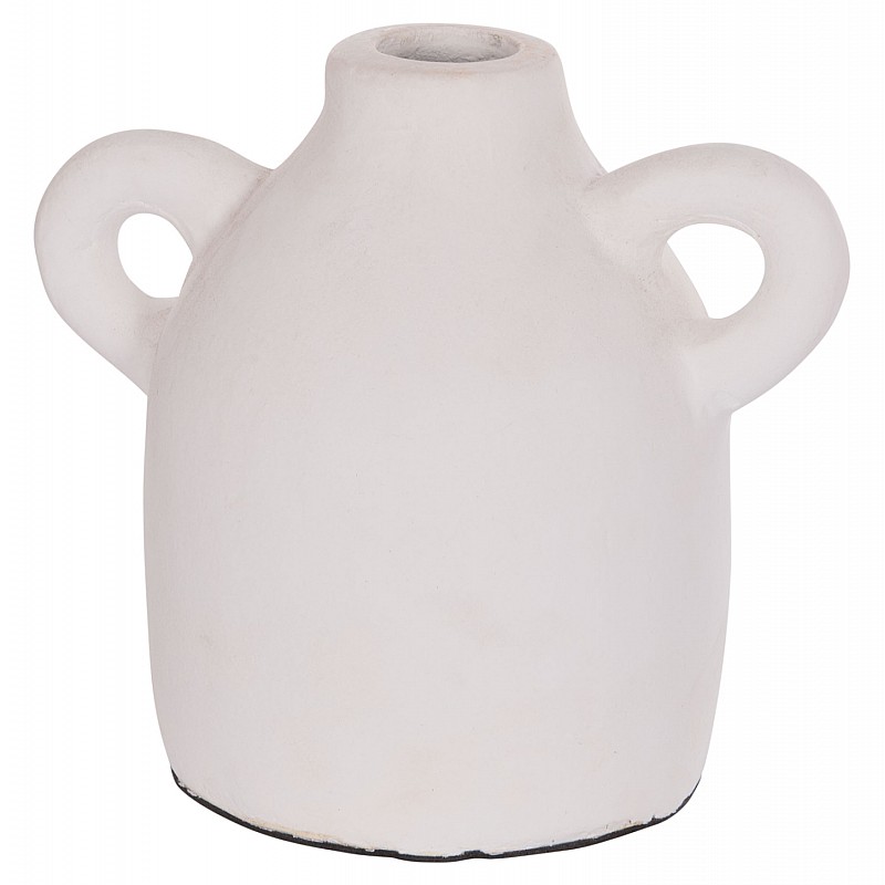 ΔΙΑΚΟΣΜΗΤΙΚΟ ΒΑΖΟ ΣΕΙΡΑ CLAYVON HM4407 ΤΕΡΑΚΟΤΑ ΣΕ ΛΕΥΚΟ 20x12x19Υεκ.