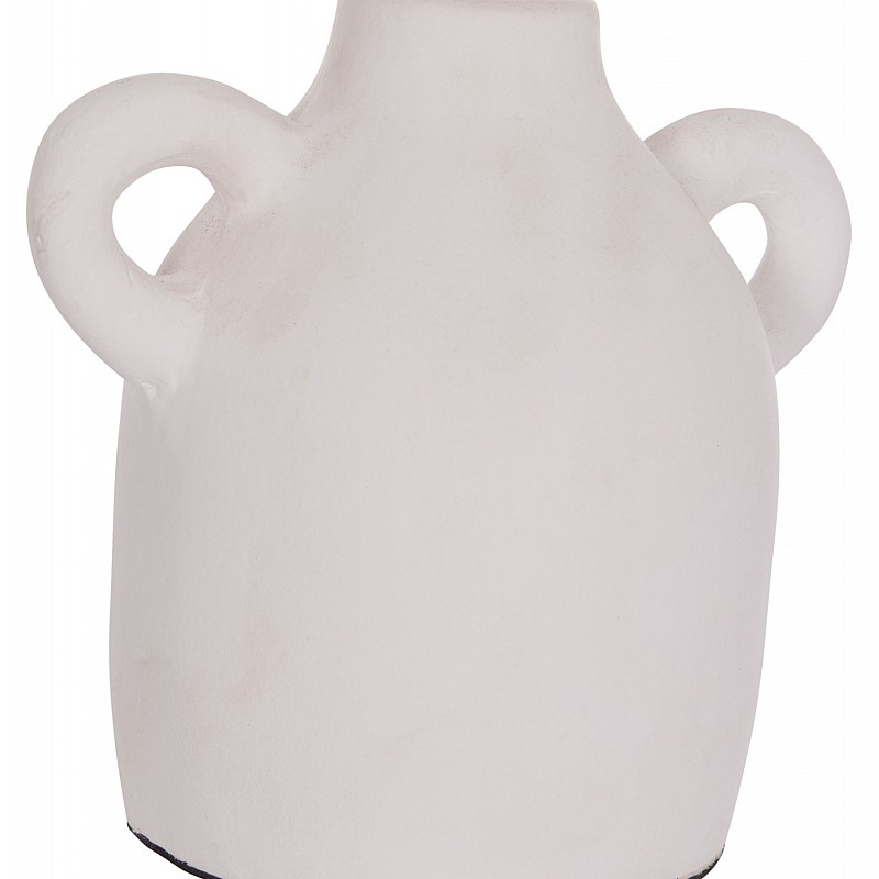 ΔΙΑΚΟΣΜΗΤΙΚΟ ΒΑΖΟ ΣΕΙΡΑ CLAYVON HM4407 ΤΕΡΑΚΟΤΑ ΣΕ ΛΕΥΚΟ 20x12x19Υεκ.