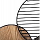 ΚΑΘΡΕΠΤΗΣ ΤΟΙΧΟΥ ΣΤΡΟΓΓΥΛΟΣ DAVION HM4217 MDF-BLACK METAL 123x5x63Υεκ.