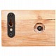 ΚΑΘΡΕΠΤΗΣ ΤΟΙΧΟΥ ΣΤΡΟΓΓΥΛΟΣ SCUTTLE HM4222 FIR WOOD&MDF-BLACK METAL 80x6,5x30,5Υεκ.