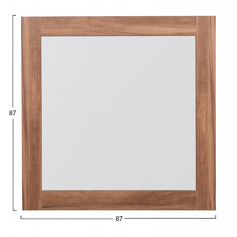ΚΑΘΡΕΠΤΗΣ TOIXOY ΤΕΤΡΑΓΩΝΟΣ ΣΕΙΡΑ HARRY HM4485.01 ΜΕΛΑΜΙΝΗ ΦΥΣΙΚΟ ΞΥΛΟΥ 87x2(πάχος)x87εκ.
