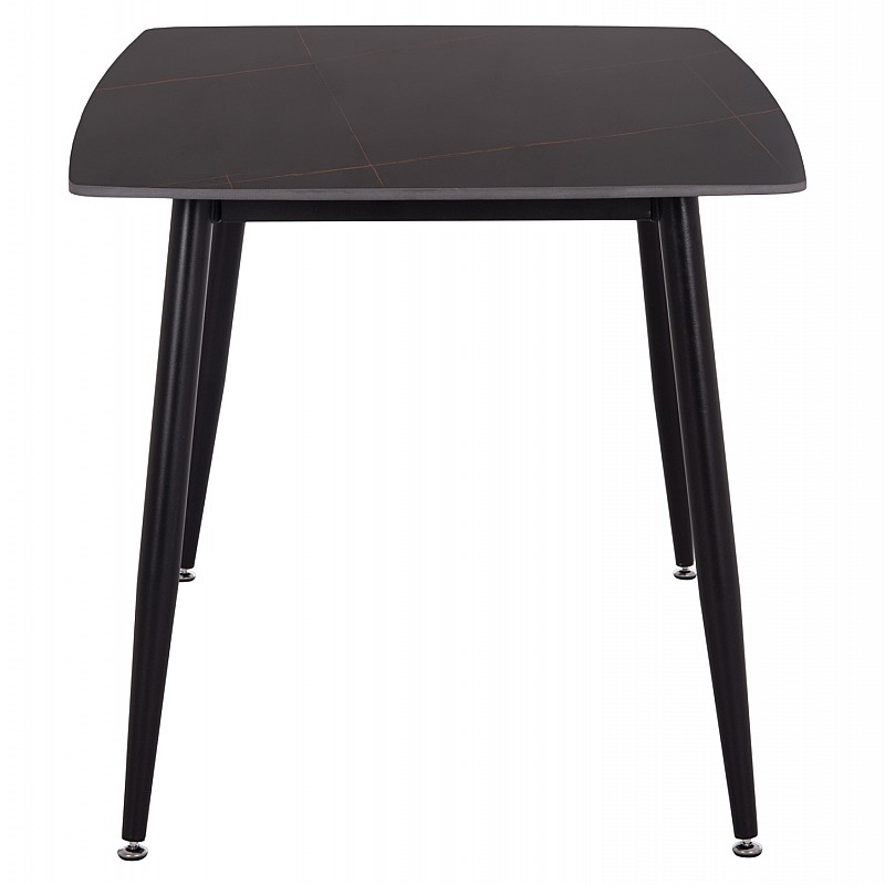 ΤΡΑΠΕΖΙ RAVEN HM18149.02 ΚΕΡΑΜΙΚΟ TOP ΜΕ ΟΨΗ ΜΑΥΡΟ ΜΑΡΜΑΡΟ 140x80x74Υεκ.