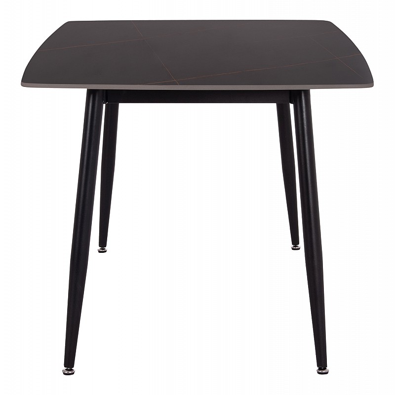 ΤΡΑΠΕΖΙ RAVEN HM18150.02 ΚΕΡΑΜΙΚΟ TOP ΜΕ ΟΨΗ ΜΑΥΡΟ ΜΑΡΜΑΡΟ 160x80x74Υεκ.