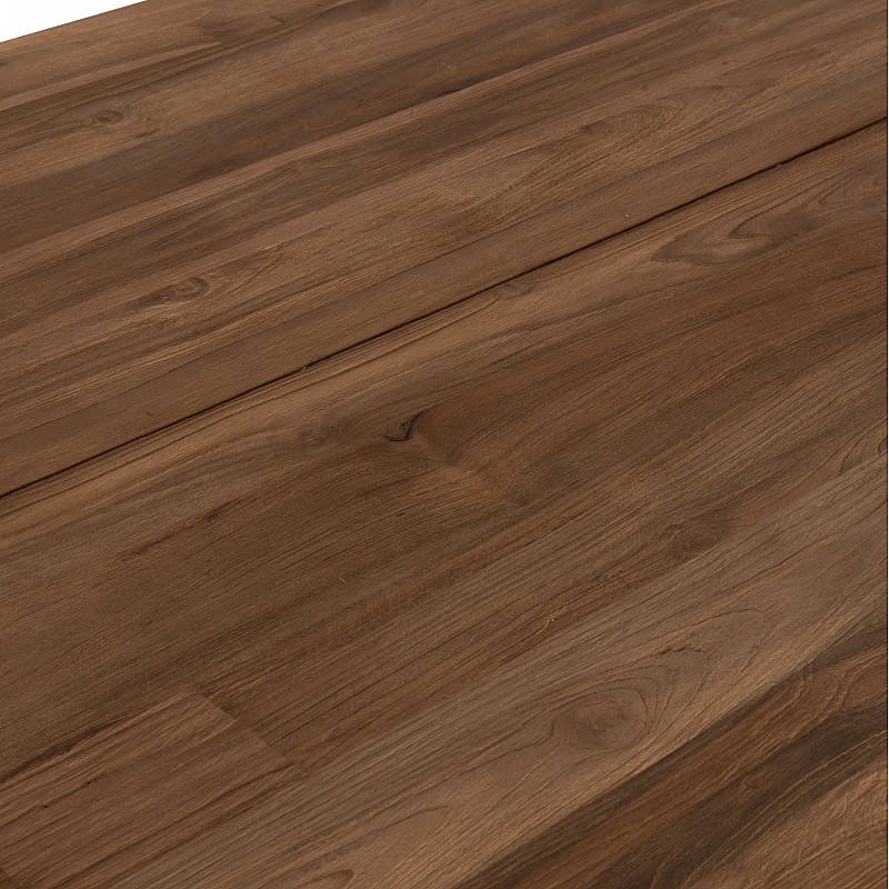 ΤΡΑΠΕΖΙ ΤΡΑΠΕΖΑΡΙΑΣ BONTANG HM9641 ΑΝΑΚΥΚΛΩΜΕΝΟ ΤΕΑΚ-ΦΥΣΙΚΟ ΡΟΥΣΤΙΚ  200x90x76Υεκ.