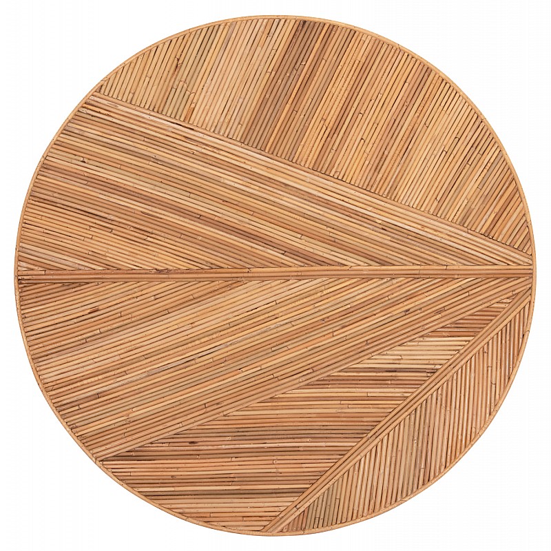 ΤΡΑΠΕΖΙ ΤΡΑΠΕΖΑΡΙΑΣ GATSBY HM9884 ΦΥΣΙΚΟ RATTAN ΣΕ ΦΥΣΙΚΟ ΧΡΩΜΑ Φ120x76Υεκ.