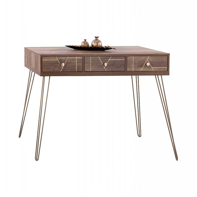 ΚΟΝΣΟΛΑ KAITLYN HM8653 ΚΑΡΥΔΙ ΜΕ ΧΡΥΣΟ 120x55x79,5Y εκ. ΚΟΝΣΟΛΑ KAITLYN HM8653 ΚΑΡΥΔΙ ΜΕ ΧΡΥΣΟ 120x55x79,5Y εκ.