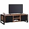 ΕΠΙΠΛΟ TV TURNER HM8189.11 ΜΕΤΑΛΛΟ & ΜΑΣΙΦ ΞΥΛΟ MANGO ΦΥΣΙΚΟ 160x45x51Υ εκ.