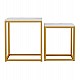 ΖΙΓΚΟΝ GRELAY 2 ΤΕΜ MDF ΟΨΗ ΜΑΡΜΑΡΟΥ & ΜΕΤΑΛΛΟ HM8762.11 45Χ45Χ50εκ. & 37Χ37Χ43 εκ. ΖΙΓΚΟΝ GRELAY 2 ΤΕΜ MDF ΟΨΗ ΜΑΡΜΑΡΟΥ & ΜΕΤΑΛΛΟ HM8762.11 45Χ45Χ50εκ. & 37Χ37Χ43 εκ.