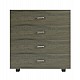 ΣΥΡΤΑΡΙΕΡΑ ΜΕΛΑΜΙΝΗΣ THORG ME 4 ΣΥΡΤΑΡΙΑ DARK OLIVE HM8996.05 80x40x83Υεκ.