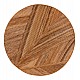 ΤΡΑΠΕΖΙ ΣΑΛΟΝΙΟΥ GATSBY ΣΤΡΟΓΓΥΛΟ HM9651 RATTAN ΧΡΩΜΑ ΦΥΣΙΚΟ Φ100x50Y εκ.