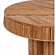 ΤΡΑΠΕΖΙ ΣΑΛΟΝΙΟΥ GATSBY ΣΤΡΟΓΓΥΛΟ HM9651 RATTAN ΧΡΩΜΑ ΦΥΣΙΚΟ Φ100x50Y εκ.