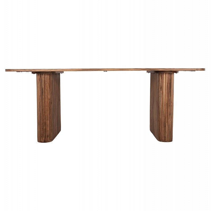 ΤΡΑΠΕΖΙ ΤΡΑΠΕΖΑΡΙΑΣ GROOT HM9683 ΜΑΣΙΦ ΞΥΛΟ ΑΚΑΚΙΑΣ ΣΕ ΦΥΣΙΚΟ 200,5x100x72Yεκ.