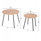 ΤΡΑΠΕΖΙΑ ΣΑΛΟΝΙΟΥ ΣΤΡΟΓΓΥΛΑ 2ΤΜΧ CUPPER HM9878.01 ΜΕΛΑΜΙΝΗ ΣΟΝΑΜΑ-ΜΑΥΡΟ ΜΕΤΑΛΛΟ ΤΡΑΠΕΖΙΑ ΣΑΛΟΝΙΟΥ ΣΤΡΟΓΓΥΛΑ 2ΤΜΧ CUPPER HM9878.01 ΜΕΛΑΜΙΝΗ ΣΟΝΑΜΑ-ΜΑΥΡΟ ΜΕΤΑΛΛΟ