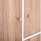 ΝΤΟΥΛΑΠΙ ΜΕ 4 ΑΠΟΘ.ΧΩΡΟΥΣ MATIN HM2479.01 SONAMA OAK-ΛΕΥΚΗ ΜΕΛΑΜΙΝΗ 80x39,5x99,5Υεκ