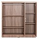 ΝΤΟΥΛΑΠΑ 3ΦΥΛΛΗ ΜΕ ΡΑΦΙΑ FUENTO HM2482.01 SONAMA OAK ΜΕΛΑΜΙΝΗ 120-116x40x123,5Υεκ. ΝΤΟΥΛΑΠΑ 3ΦΥΛΛΗ ΜΕ ΡΑΦΙΑ FUENTO HM2482.01 SONAMA OAK ΜΕΛΑΜΙΝΗ 120-116x40x123,5Υεκ.