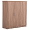 ΝΤΟΥΛΑΠΑ 3ΦΥΛΛΗ ΜΕ ΡΑΦΙΑ FUENTO HM2482.01 SONAMA OAK ΜΕΛΑΜΙΝΗ 120-116x40x123,5Υεκ.