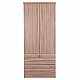 ΝΤΟΥΛΑΠΑ ΜΕ ΣΥΡΤΑΡΙΑ REINA HM2484.11 SONAMA OAK ΜΕΛΑΜΙΝΗ 80x48x183Υεκ.