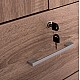 ΝΤΟΥΛΑΠΑ ΜΕ ΣΥΡΤΑΡΙΑ REINA HM2484.11 SONAMA OAK ΜΕΛΑΜΙΝΗ 80x48x183Υεκ.