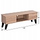 ΕΠΙΠΛΟ ΤΗΛΕΟΡΑΣΗΣ IREN HM2481.01 ΜΕΛΑΜΙΝΗ ΣΕ SONAMA OAK-ΜΑΥΡΟ 120x32,5-34x41Yεκ.